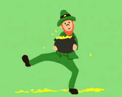 Dancing Leprechaun Happy St Patrick's Day Dance GIF
