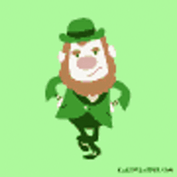 Dancing Leprechaun GIF