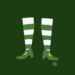 Dancing Leprechaun Legs Irish Dance  GIF