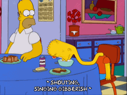 Dancing Leprechaun Stomping On Bart GIF