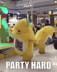 Dancing Little Two Bananas Party Hard GIF