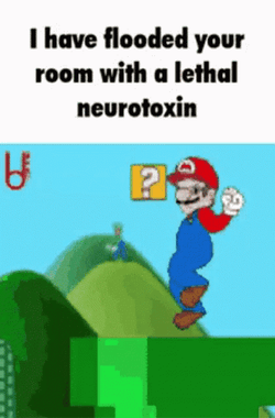 Dancing Luigi Flooded Room With Lethal Neurotoxin GIF