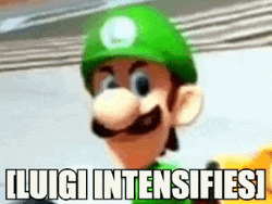 Dancing Luigi Intensifies Shake GIF