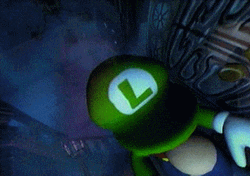 Dancing Luigi Screams Out Loud GIF