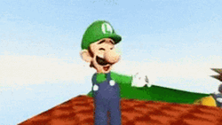Dancing Luigi While Singing Swaying Body GIF