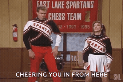 Dancing Man And Woman East Lake Spartans GIF