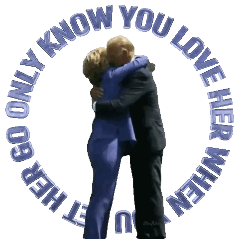 Dancing Man And Woman With Lyrics Sticker