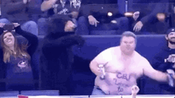 Dancing Man Chugging Beer GIF