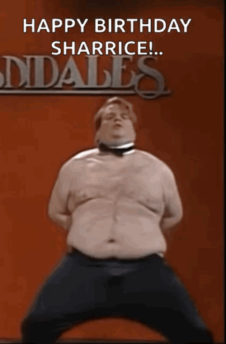 Dancing Man Happy Birthday Sharrice GIF