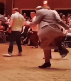 Dancing Man In Dance Floor GIF