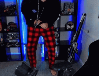 Dancing Man Wearing Checkered Pants GIF