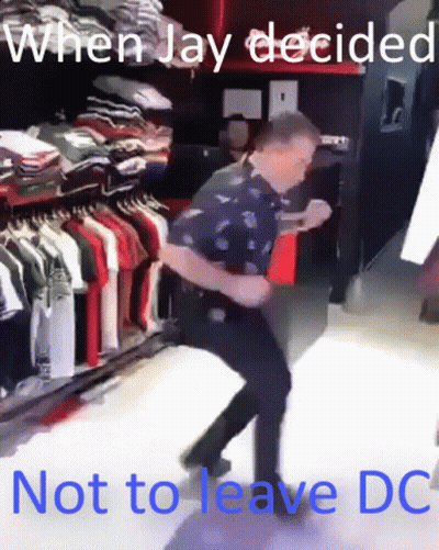 Dancing Man When Jay Decided Not To Leave DC GIF