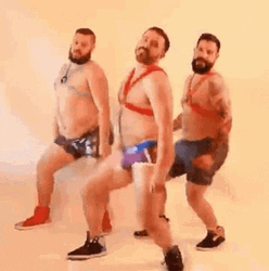 Dancing Man With Beard GIF