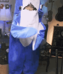 Dancing Mascot Baby Shark GIF