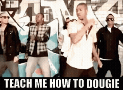 Dancing Men At Graffiti Wall Teach Me How To Dougie GIF