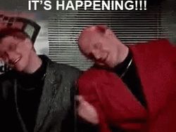 Dancing Men It's Happening  GIF