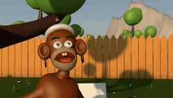 Dancing Monkey 3D GIF