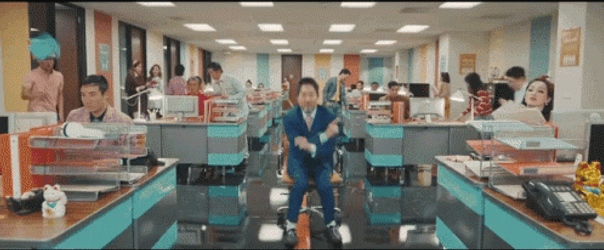 Dancing Office Celebration Party  GIF