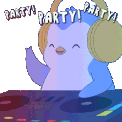 Dancing Pengu Sticker GIF
