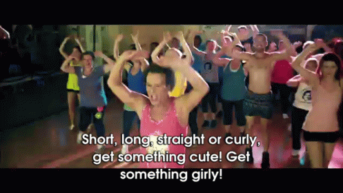 Dancing People Short Long Straight Or Curly Get Something Cute Get Something Girly GIF