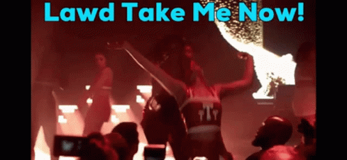 Dancing People Under Lawd Take Me Now GIF