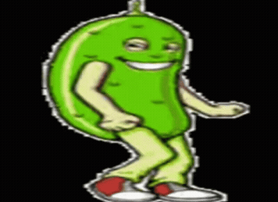 Dancing Pickle Cartoon GIF