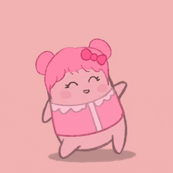 Dancing Pink Potato GIF
