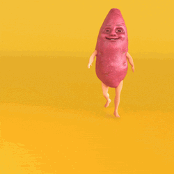 Dancing Potato Farting GIF