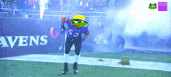 Dancing Ray Lewis With Pepe The Frog Face GIF