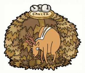 Dancing Reindeer Dancer Merry Christmas GIF