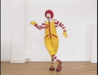 Dancing Ronald Mcdonald GIF