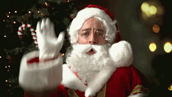 Dancing Santa Claus Glasses GIF