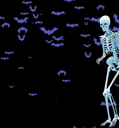 Dancing Skeleton And Bat Meme GIF