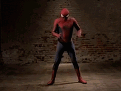 Dancing Spiderman Pop And Lock GIF