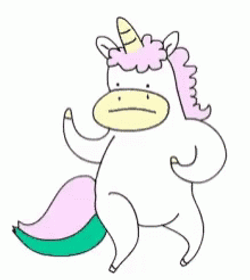 Dancing Tale Pink Fluffy Unicorns Dancing On Rainbows GIF