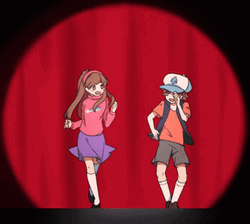 Dancing The Theme Song In Gravity Falls GIF