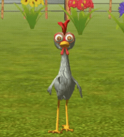 Dancing Thin Rooster Chicken GIF
