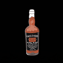 Dancing Trashers Rum Bottle GIF