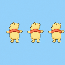 Dancing Winnie The Pooh Cute Sticker GIF
