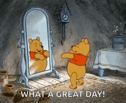 Dancing Winnie The Pooh What A Great Day GIF