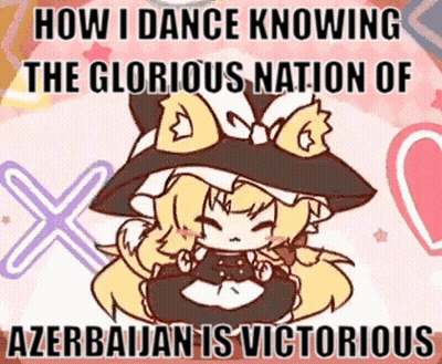 Dancing Witch Celebrating Azerbaijan Victory GIF