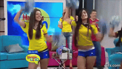 Dancing Women At Mariana Del Uno Sign GIF