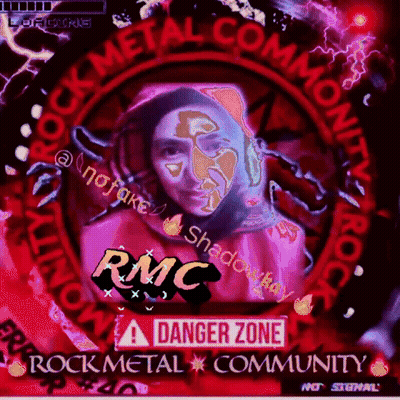Danger Zone Rock Metal Community Poster GIF