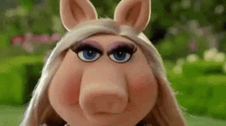 Dangerous Miss Piggy Stare GIF