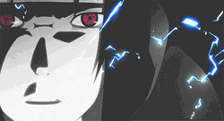 Dangerous Ninja Fighter Sasuke Uchiha  GIF