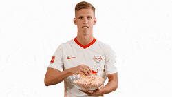 Dani Olmo Eating Popcorns GIF