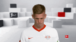 Dani Olmo Looking Up Sweet Smile GIF