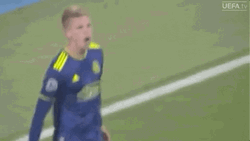 Dani Olmo Tight Hugs Celebration GIF