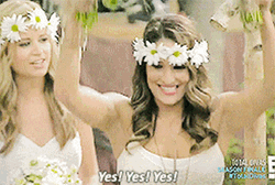 Daniel Bryan Yes Brie Bella Wedding GIF