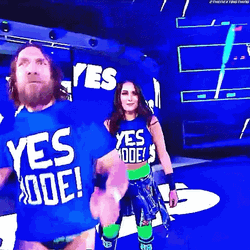 Daniel Bryan Yes Mode Stage Performance GIF